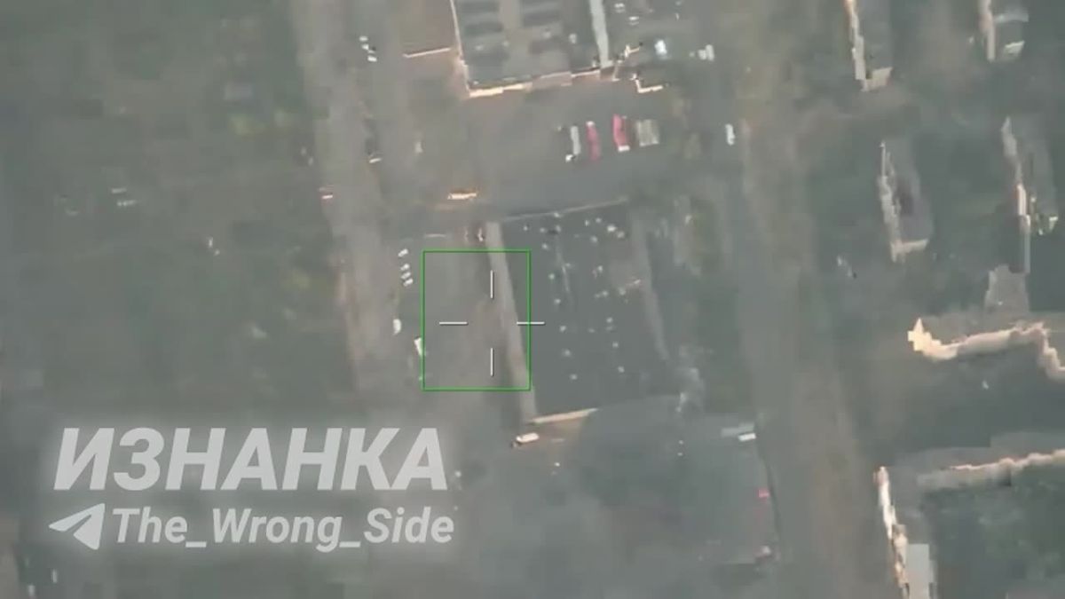 Удар с помощью БпЛА "Герань" по логистическому центру в районе н.п. Кривой Рог Днепропетровской области